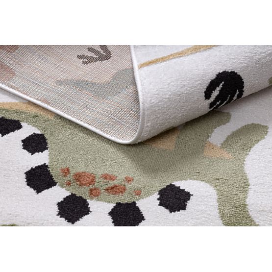 Dywan FUN Dino dla dzieci, dinozaury kremowy