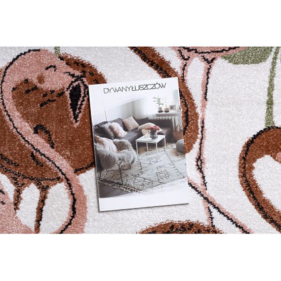 Dywan FUN Flami dla dzieci, flamingi kremowy