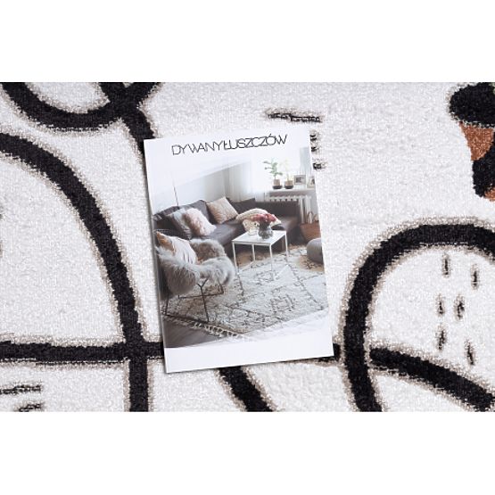 Dywan FUN Game dla dzieci, do gry, lama kremowy