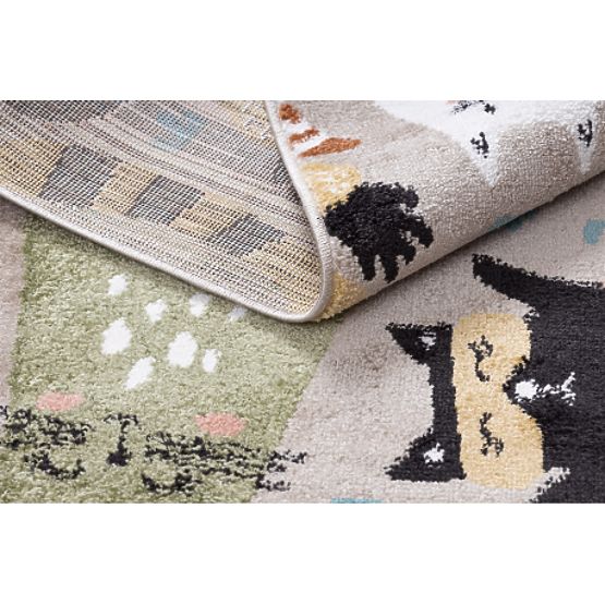 Dywan FUN Kittens dla dzieci, koty beżowy