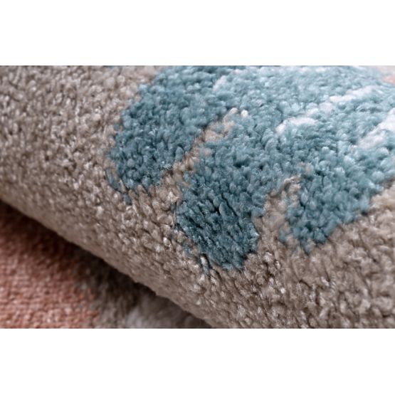 Dywan FUN Sweety dla dzieci, jednorożec, tęcza beżowa