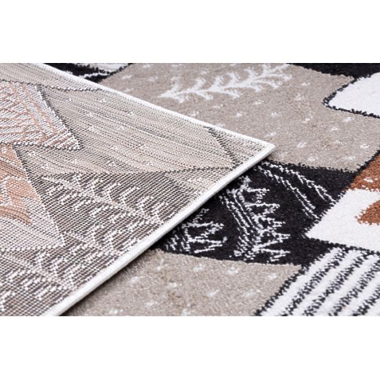 Dywan FUN Tops dla dzieci, góry, kremowy