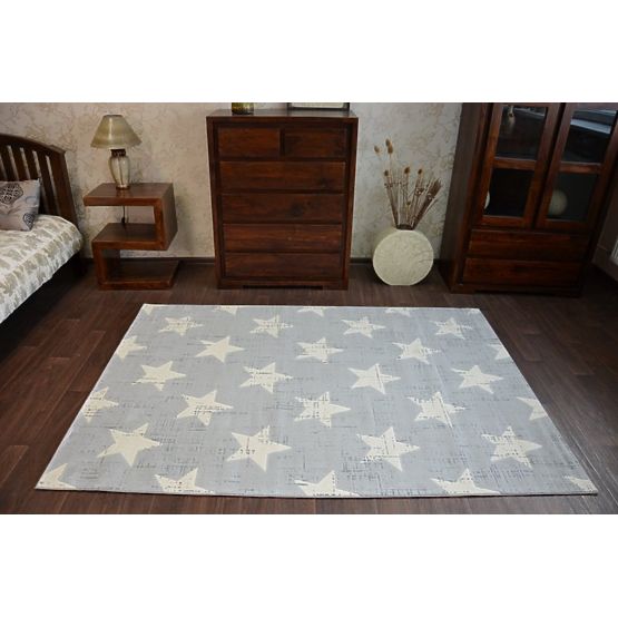 Dywan Gwiazdy - szary