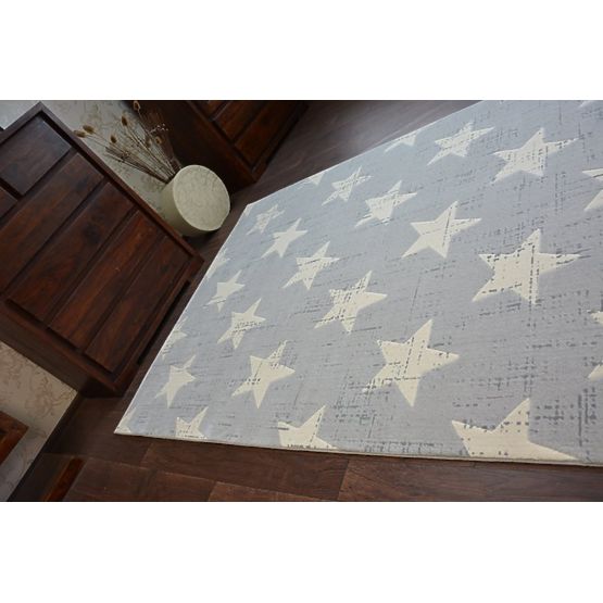 Dywan Gwiazdy - szary