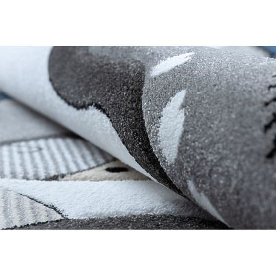 Dywan PETIT FARMA ZWIERZĘTA, niebieski