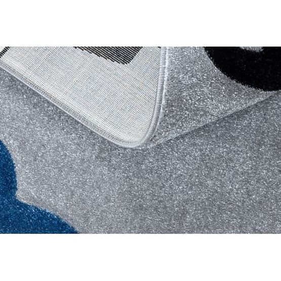 Dywan PETIT TOYS ZABAWKI SAMOCHODY szary