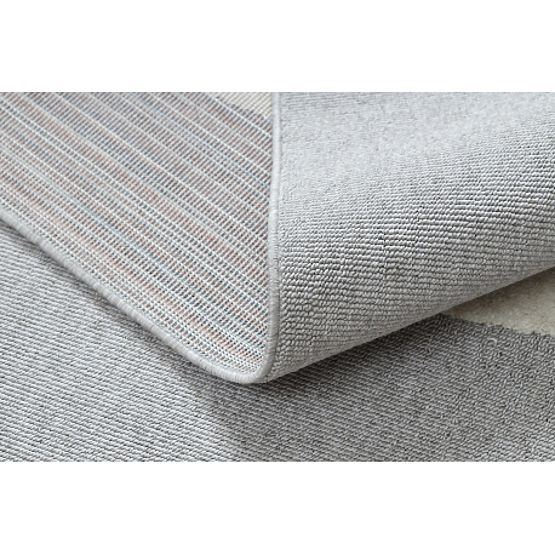 Dywan YOYO GD50 szaro / biały - Miś dla dzieci, strukturalny, sensoryczny Frędzle