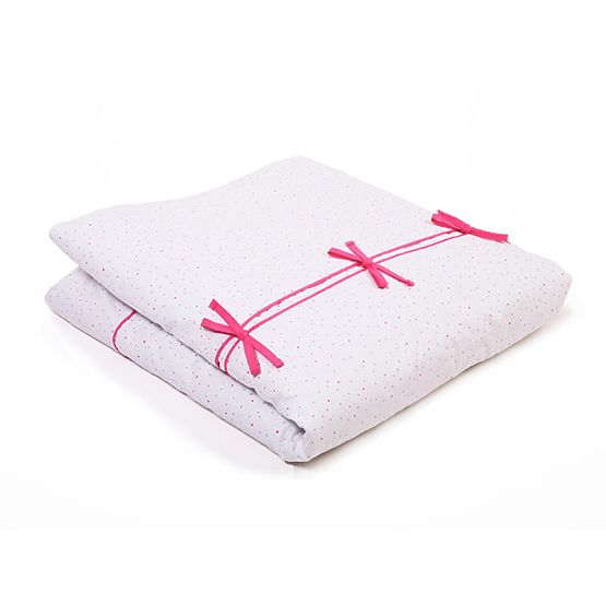 Dziecięca 2-elementowa pościel mini-mini różowa 