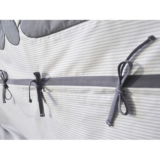 Dziecięca 2-elementowa pościel Panda - siwy