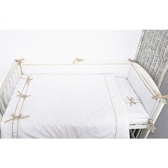 Dziecięca 3-elementowa pościel Mini-mini - beż