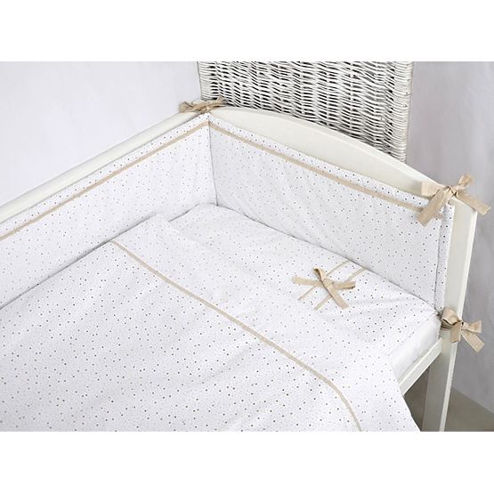 Dziecięca 3-elementowa pościel Mini-mini - beż