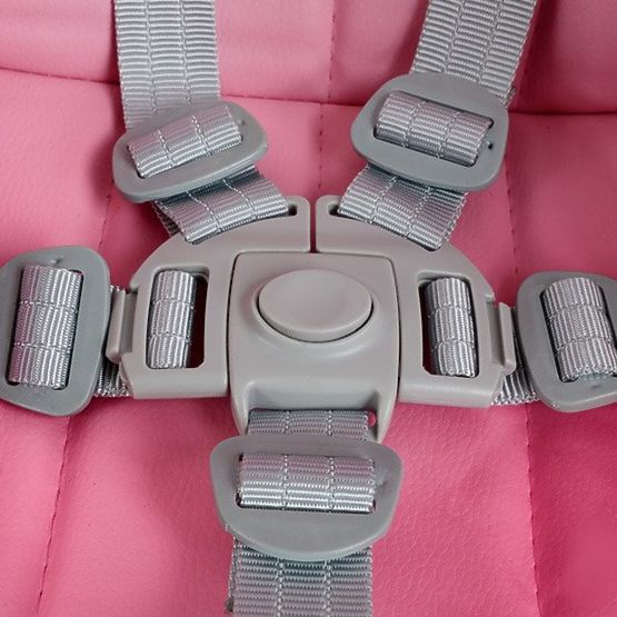 Dziecięca do jedzenia krzesło Luxa - różowa