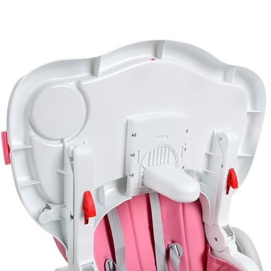 Dziecięca do jedzenia krzesło Luxa - różowa