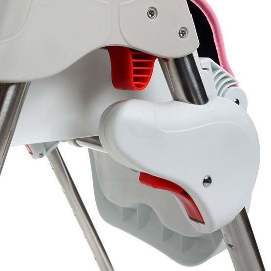 Dziecięca do jedzenia krzesło Luxa - różowa