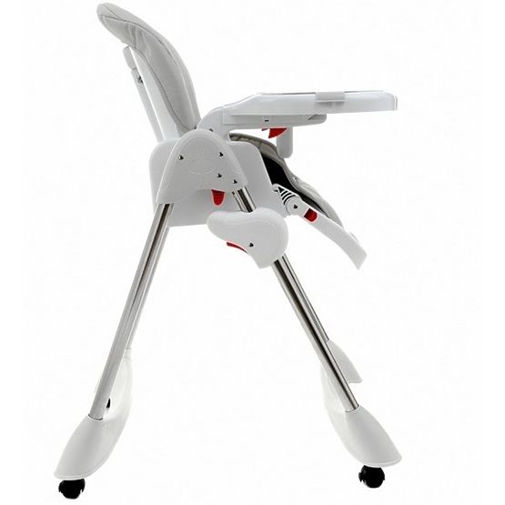 Dziecięca do jedzenia krzesło Luxa - siwy