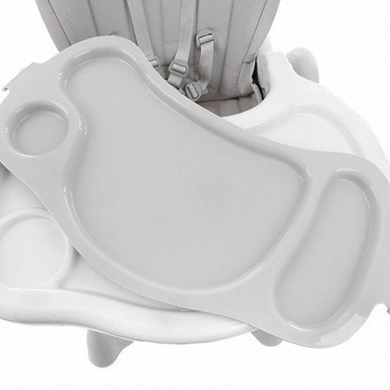 Dziecięca do jedzenia krzesło Luxa - siwy