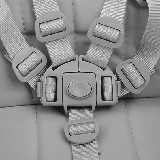 Dziecięca do jedzenia krzesło Luxa - siwy