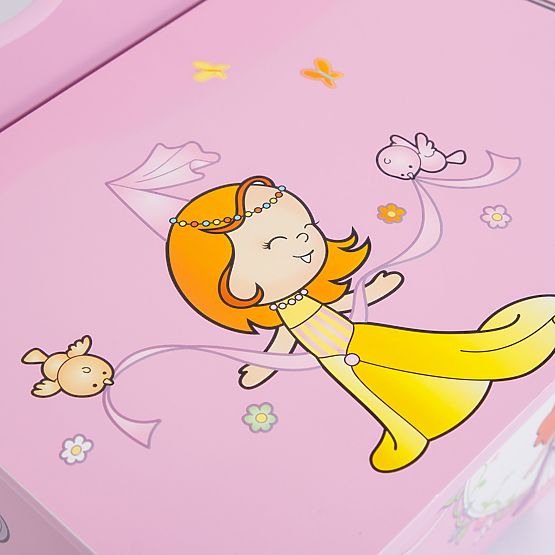 Dziecięca drewniana skrzynia Princess