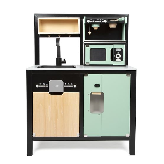 Dziecięca kuchnia industrialna z wyspą kuchenną