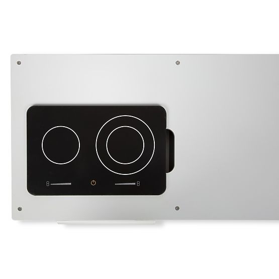 Dziecięca kuchnia industrialna z wyspą kuchenną