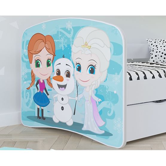 Łóżko dziecięce z barierką - Frozen 2