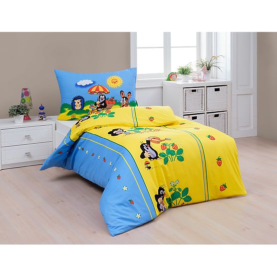 Dziecięca pościel Krecik i truskawki