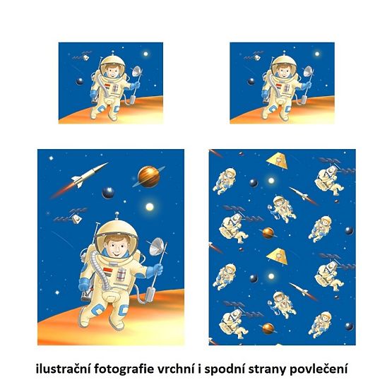 Dziecięca pościel Matějovský Kosmonauta