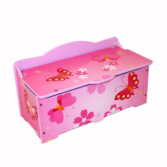 Dziecięca skrzynia do zabawki Motyle