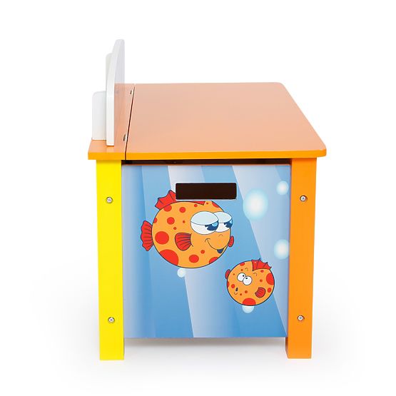 Dziecięca skrzynia do zabawki Sea