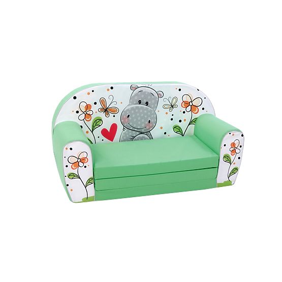 Dziecięca sofa Pigmej - zielony