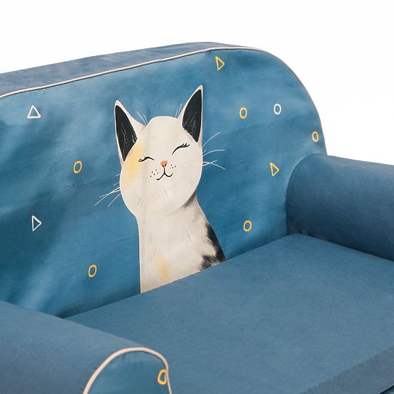 Dziecięca sofa - Śpiący Kotek