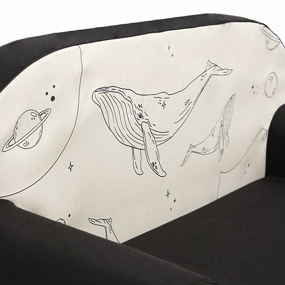 Dziecięca sofa - Wieloryby