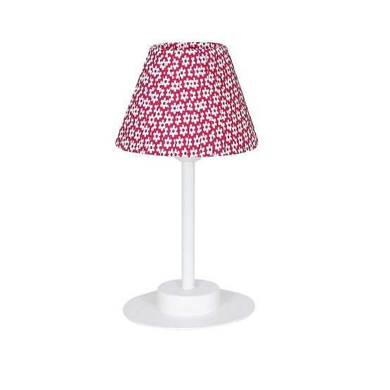 Dziecięca stołowy lampa Różowy kwiaty