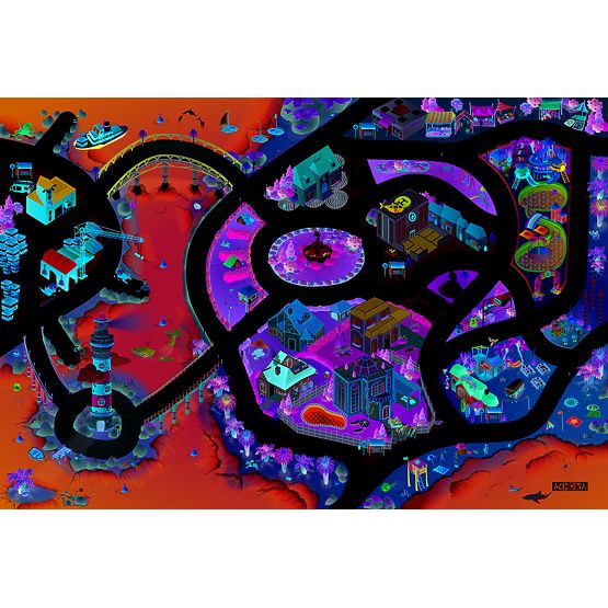 Dziecięca w podkładka Lateks Wybrzeże