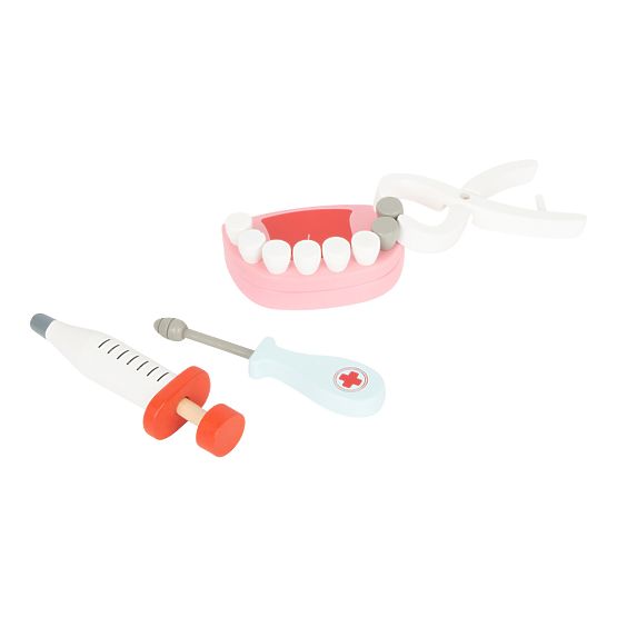 Dziecięca walizka lekarska Small Foot dla małych dentystów 2 w 1