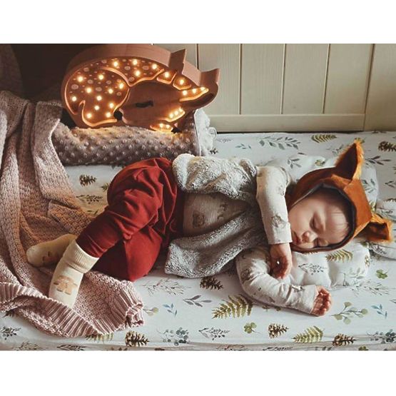 Dziecięce drewniane lampa Srnka