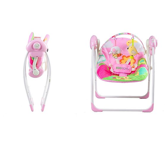 Dziecięce houpátko rużowy