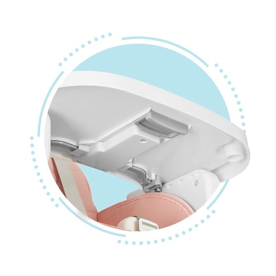 Dziecięce krzesełko do karmienia 3w1 składane ECOTOYS