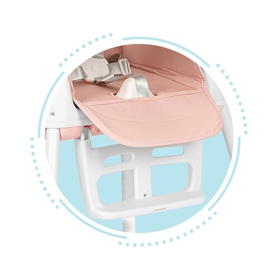 Dziecięce krzesełko do karmienia 3w1 składane ECOTOYS