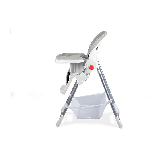 Dziecięce krzesło do jedzenia LIONELO Linn Plus - kolor szary