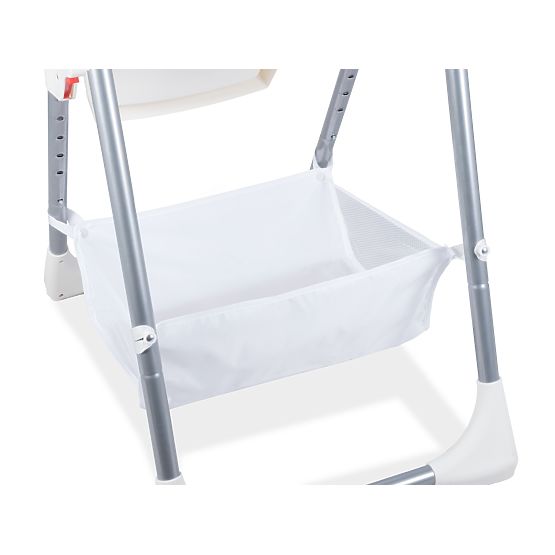 Dziecięce krzesło do jedzenia LIONELO Linn Plus - kolor szary