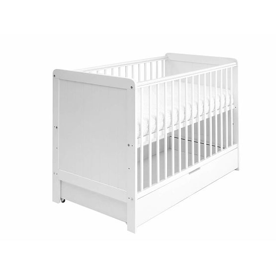 Łóżeczko dziecięce Baby Magic 120x60 cm - białe
