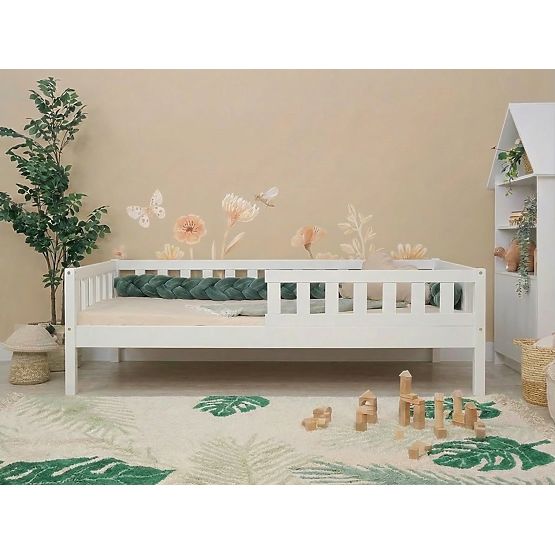 Dziecięce łóżko Montessori Ourbaby Meadow plus - białe