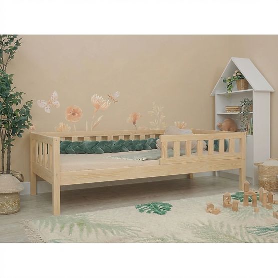 Dziecięce łóżko Montessori Ourbaby Meadow plus - naturalne
