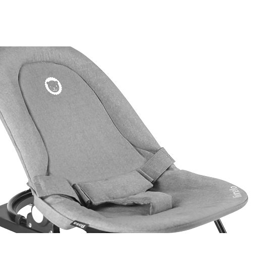 Dziecięce materac LIONELO - szaro-czarny