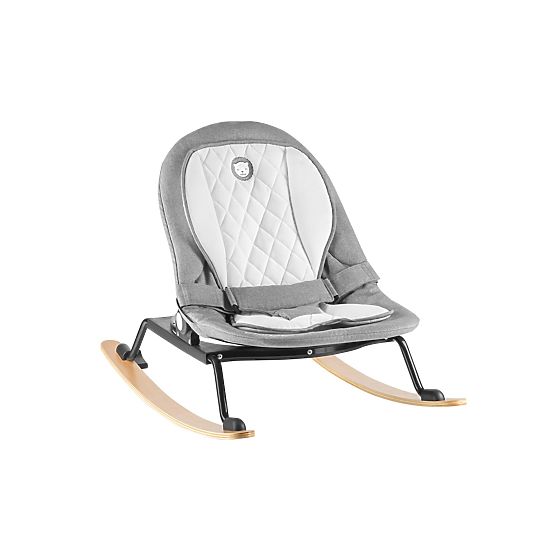 Dziecięce materac LIONELO - szaro-czarny