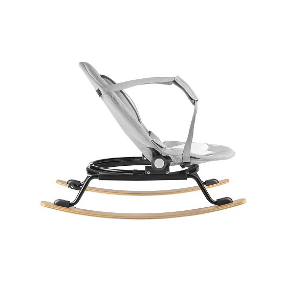 Dziecięce materac LIONELO - szaro-czarny