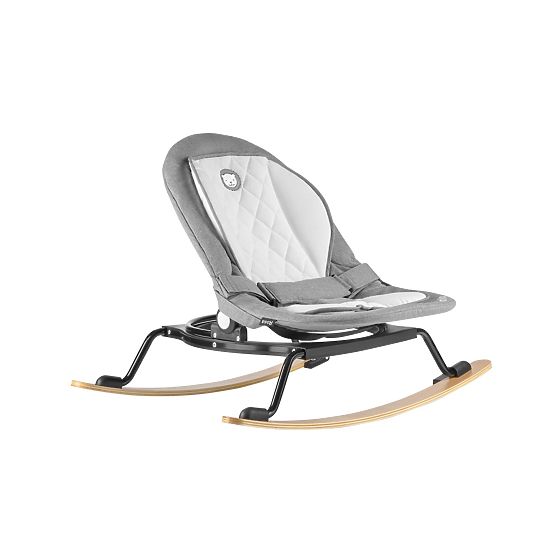 Dziecięce materac LIONELO - szaro-czarny