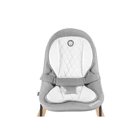 Dziecięce materac LIONELO - szaro-czarny