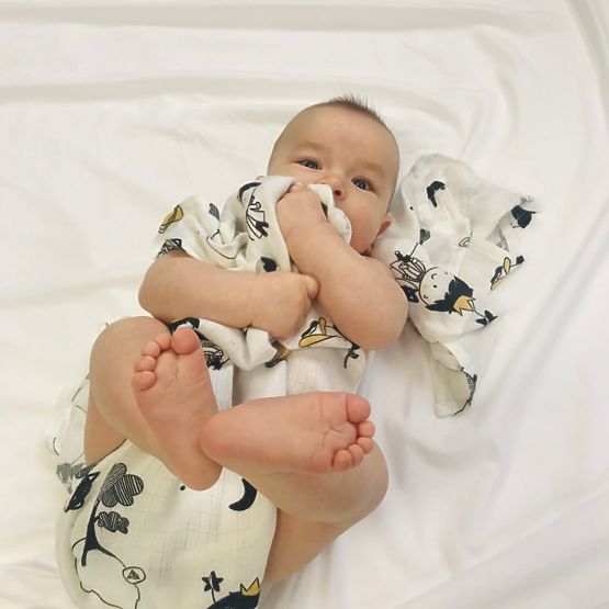 Dziecięce muślin pieluszki Mały książę